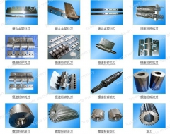 Plastic Crusher Blade Plastic film agglomerator blade SKD-II 6CRSI material